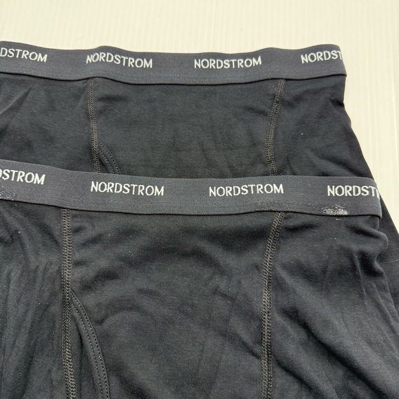 Nordstrom Men’s Boxer Briefs Small Black Supima Cotton 2 Pack Classic Fit NWOT - Picture 2 of 4